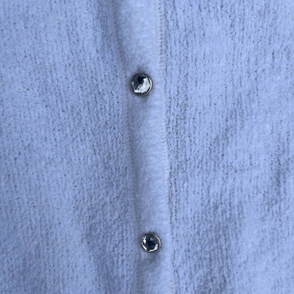 COPPER KEY GIRLS L WHITE CARDIGAN NWOT - Picture 4 of 5